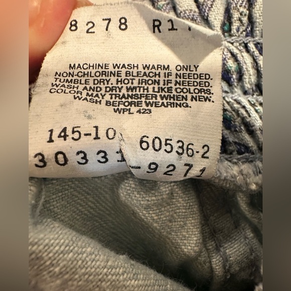 VTG NWT 90s/90s Kids Light Wash Levis Sport Jeans. Y2K Grunge Wide Leg rare find - Picture 4 of 16